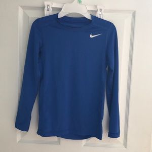 Dri fit Nike youth fitted long sleeve